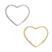 Přívěsky srdce z nerezové oceli, 201 Stainless Steel, módní šperky & různé velikosti pro výběr & pro ženy, více barev na výběr, 5PC/Bag, Prodáno By Bag