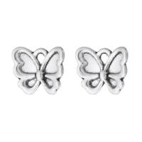 Zinc Alloy Animal Pendants Butterfly antique silver color plated Unisex silver color nickel lead & cadmium free Approx 2mm Sold By KG