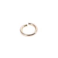 Brass Open Jump Ring gold color plated DIY golden nickel lead & cadmium free Sold By Bag