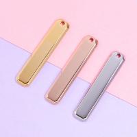 Stainless Steel Pendants, 304 Stainless Steel, Vacuum Ion Plating, DIY, more colors for choice, 8x38mm, Sold By PC