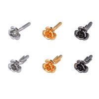 Cufflinks, Brass, Rose, plated, fashion jewelry & Unisex, more colors for choice, nickel, lead & cadmium free, 16mm, 10Pairs/Lot, Sold By Lot
