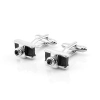Cufflinks, Brass, Camera, plated, stoving varnish & Unisex, nickel, lead & cadmium free, 16x10mm, 10Pairs/Lot, Sold By Lot
