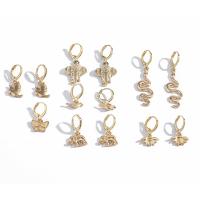 Zinc Alloy Earring Set gold color plated fashion jewelry & for woman nickel lead & cadmium free 22-45mm Sold By Set
