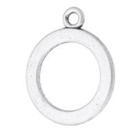 Zinc Alloy Pendants Donut antique silver color plated Unisex & hollow silver color nickel lead & cadmium free Approx 2mm Sold By KG