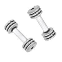 Zinc Alloy Jewelry Beads Barbell antique silver color plated DIY silver color nickel lead & cadmium free Approx 1.5mm Sold By KG