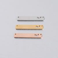 Stainless Steel Pendants, 304 Stainless Steel, Vacuum Ion Plating, DIY, more colors for choice, 35x6mm, Hole:Approx 1.4mm, Sold By PC