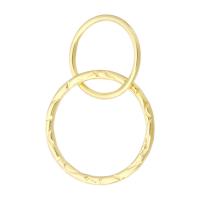 Медно-золото Ювелирные кольца, 14K позолоченный, 26mm,12*12*1mm,16*16*1mm, продается PC