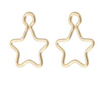 Gold Filled Pendant, Star, 14K gold-filled, hollow, 11x14.50x1mm, Hole:Approx 2mm, Sold By PC