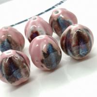 Glazirane porculanske perle, Porculan, možete DIY, više boja za izbor, 25x23mm, Približno 100računala/Torba, Prodano By Torba