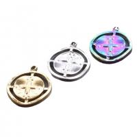 Stainless Steel Cross Pendants 304 Stainless Steel Vacuum Ion Plating vintage & Unisex Sold By PC