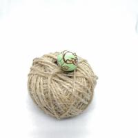 Porcelain Jewelry Beads, Round, hand drawing, DIY, green, 16mm, Approx 100PCs/Bag, Sold By Bag