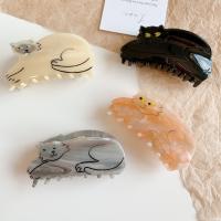 Hair Claw Clips Acetate handmade & for woman nickel lead & cadmium free 90*40mm 75*40mm Sold By PC