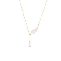 Cubic Zircon Micro Pave Brass Necklace, with Plank, with 2.75 inch extender chain, gold color plated, micro pave cubic zirconia & for woman, Length:Approx 16.53 Inch, Sold By PC