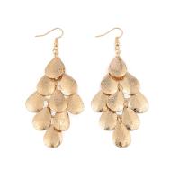 Tibetan Style Drop Earrings, gold color plated, fashion jewelry & different size for choice & for woman, more colors for choice, nickel, lead & cadmium free, Sold By Pair