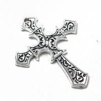 Zinc Alloy Cross Pendants antique silver color plated Unisex silver color nickel lead & cadmium free Sold By PC