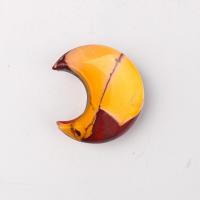 Red Jasper Decoration with Yolk Stone Moon polished Sold By PC