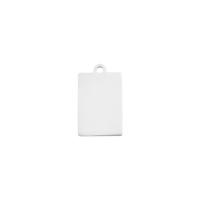 Stainless Steel Tag Charm, 304 Stainless Steel, Rectangle, Vacuum Ion Plating, DIY, more colors for choice, 28x17mm, Sold By PC
