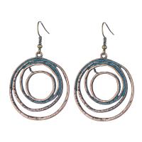 Tibetan Style Drop Earrings, plated, fashion jewelry & for woman, nickel, lead & cadmium free, 35x58mm, Sold By Pair
