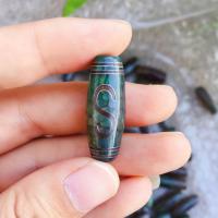 Natural Tibetan Agate Dzi Beads, DIY & Unisex, 30mm, Sold By PC