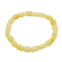 Beeswax Bracelet, polished, Unisex, 7x9mm, Sold Per Approx 7.6 Inch Strand