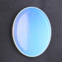 Gemstone Thumb Worry Stone, Ellipse, handmade, Massage & different materials for choice, more colors for choice, 45x35x8mm, Sold By PC