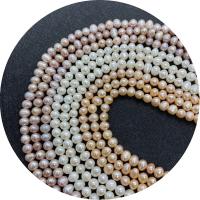 Barokna Kulturan Slatkovodni Pearl perle, Krug, uglađen, možete DIY & različite veličine za izbor, više boja za izbor, Prodano Per Približno 14.96 inčni Strand