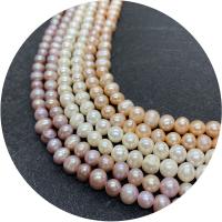 Cultured Baroque Freshwater Pearl Beads, Round, polished, DIY & different size for choice, more colors for choice, Sold Per Approx 14.96 Inch Strand