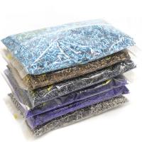 Ezüst Bélelt Glass Seed Beads, Üveggyöngyök, DIY, több színt a választás, 6x1mm, Által értékesített Bag