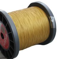 Tiger Tail Wire gold color plated & DIY golden 0.40mm Sold By Spool