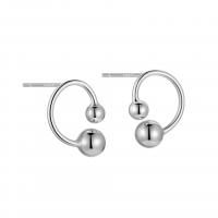 925 Sterling Silver Stud Earrings plated for woman Sold By Pair