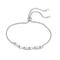 Stainless Steel Jewelry Bracelet 304 Stainless Steel Vacuum Ion Plating Adjustable & fashion jewelry & micro pave cubic zirconia & for woman 9.5mm Length Approx 8.66 Inch Sold By PC