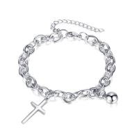 Stainless Steel Jewelry Bracelet 304 Stainless Steel with 1.97inch extender chain fashion jewelry & for woman original color Length Approx 7.09 Inch Sold By PC