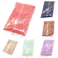 Opaque Glass Seed Beads, Glass Beads, Round Bugle, stoving varnish, DIY, more colors for choice, 4x4mm, Sold By Bag