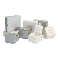 Jewelry Gift Box Paper with Velveteen Square hardwearing & dustproof Sold By PC