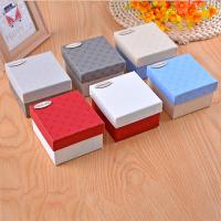 Nakit Gift Box, Papir, Trg, hardwearing (tvrda odjeća) & otporno na prašinu, više boja za izbor, 90x85x55mm, Prodano By PC