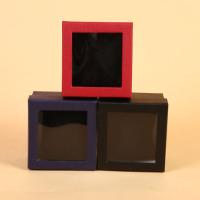 Smycken Gift Box, Papper, Square, hårt arbetande & Dammtät, fler färger för val, 90x85x55mm, Säljs av PC