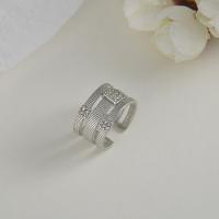Titanium Čelik Pljuska prst prsten, pozlaćen, Podesiva & različitih stilova za izbor & za žene, više boja za izbor, Prodano By PC