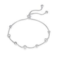 Stainless Steel Jewelry Bracelet 304 Stainless Steel Vacuum Ion Plating Adjustable & fashion jewelry & for woman Length Approx 8.66 Inch Sold By PC