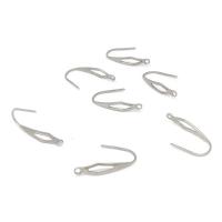 Stainless Steel Hook Earwire 316 Stainless Steel machine polished DIY original color 20mm Sold By PC