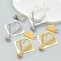 Zinc Alloy Drop Earrings high quality plated fashion jewelry & for woman Sold By Pair