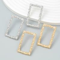 Zinc Alloy Stud Earring Rectangle high quality plated fashion jewelry & for woman Sold By Pair