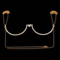 Bijoux chaîne de corps, Alliage, pour femme & avec strass, plus de couleurs à choisir, 79-99, Vendu par PC