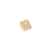 Entretoise de perles en laiton, Placage de couleur d'or, DIY, 3.50x6.50mm, Vendu par PC