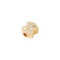 Entretoise de perles en laiton, Placage de couleur d'or, DIY, 6.50x7.50mm, Vendu par PC