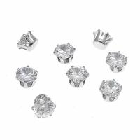 304 Stainless Steel Clawed Rhinestone, machine polished, DIY & with rhinestone, original color, 6mm, Sold By PC