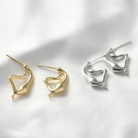 Brass Earring Drop Component, plated, more colors for choice, 13x22mm, Sold By PC