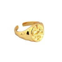 925 de prata esterlina Cuff Ring Finger, banhado, Ajustável & para mulher, Mais cores pare escolha, vendido por PC