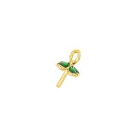 Brass Peg Bail gold color plated DIY & enamel Sold By PC