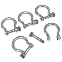 304 Stainless Steel Screw Clasp, machine polished, DIY, original color, 25x20.50mm, Sold By PC