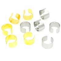 Fashion Earring Cuff and Wraps, 304 Stainless Steel, Galvanic plating, fashion jewelry & for woman, more colors for choice, 9x0.30x6mm, Sold By PC